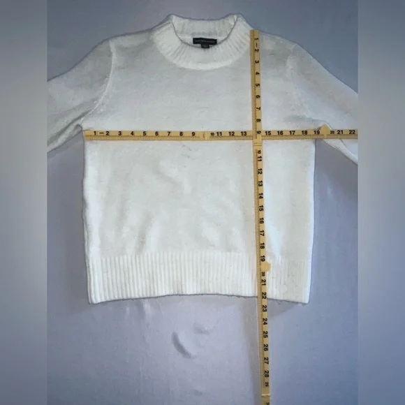 Saks Fifth Avenue Faux Fur Knit Sweater - Picture 7 of 7